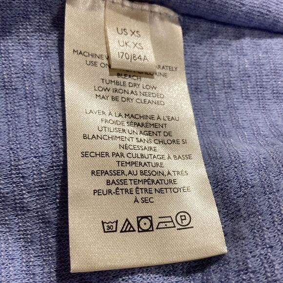 Free People Women Bunny Bell Sleeve Top Bluemoon Quartz Light Blue Size XS NWT - Picture 6 of 7